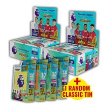 Κουτί με 72 φακελάκια Panini Premier League Adrenalyn XL™ + 1 Classic Tin