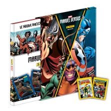 Panini: Άλμπουμ και πακέτα_MARVEL VERSUS COFANETTO - 1 Album Hardcover + 3 bustine + 2 card LE